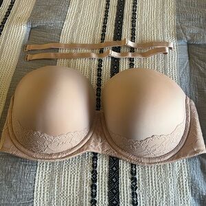 Torrid Bombshell Everyday‎ Strapless Push-Up Bra Womens Size 38DDD